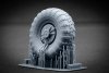 ScaleX WM 35013S BRDM 2 Sagged wheel set (for Trumpeter) 1/35